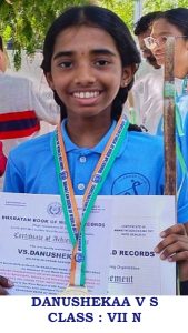 COMMENDATIONS - FOR HER SILAMBAM SKILL-SETS!
