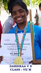 COMMENDATIONS - FOR HER SILAMBAM SKILL-SETS!